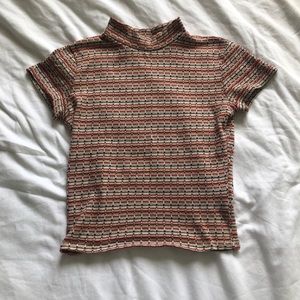 Kendall & Kylie Turtle Neck Tight Crop